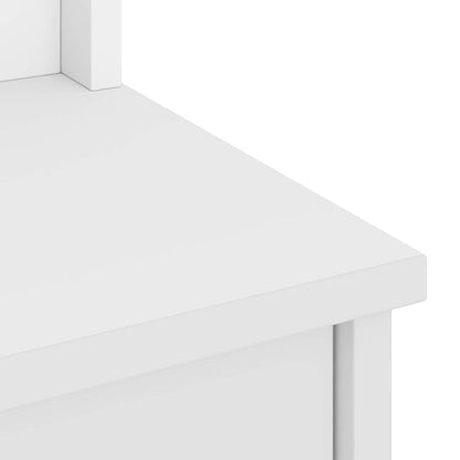 Albero da Ingresso SANDNES Bianco 45x40x159,5 cm Legno di Pino | homemem39