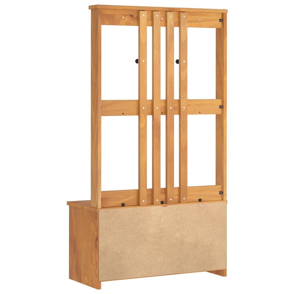 Albero da Ingresso SANDNES 87x40x159,5 cm in Legno di Pino | homemem39