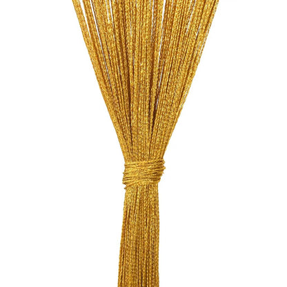 Tende a Filo 2 pz Oro 140x250 cm | homemem39