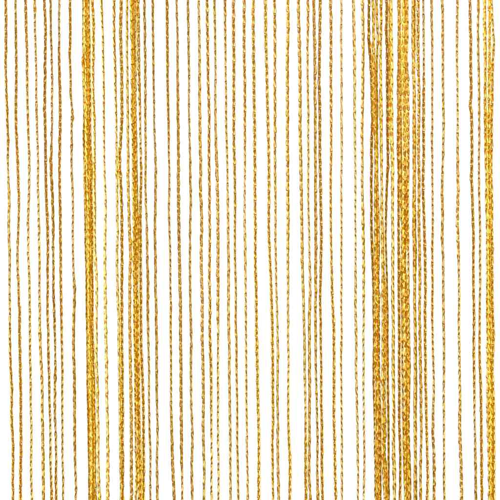 Tende a Filo 2 pz Oro 140x250 cm | homemem39