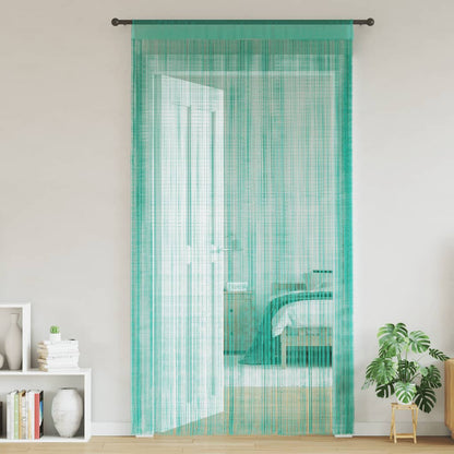 Tende a Filo 2 pz Turchese 100x250 cm | homemem39