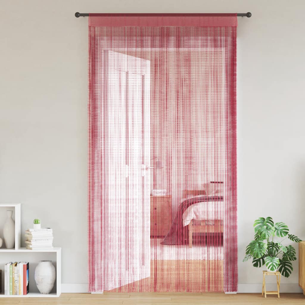 Tende a Filo 2 pz Rosa 140x250 cm | homemem39