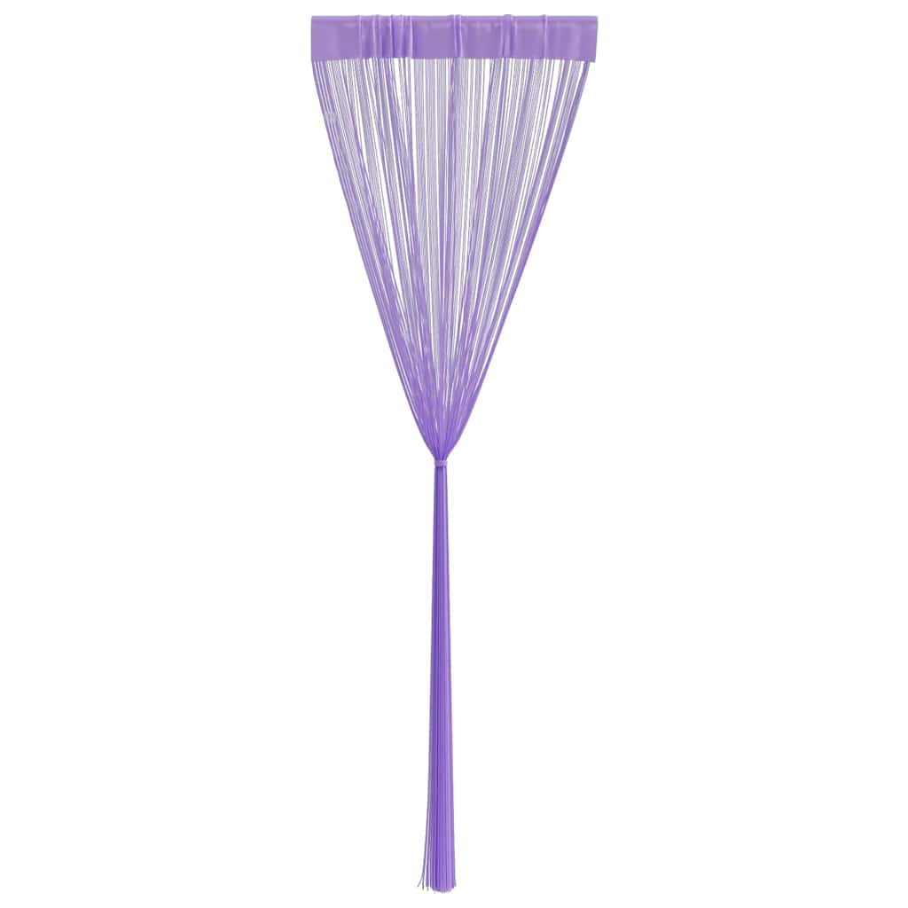 Tende a Filo 2 pz Viola 100x250 cm | homemem39