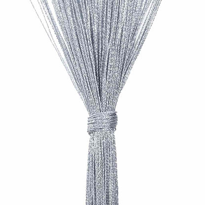 Tende a Filo 2 pz Grigio Chiaro 100x250 cm | homemem39