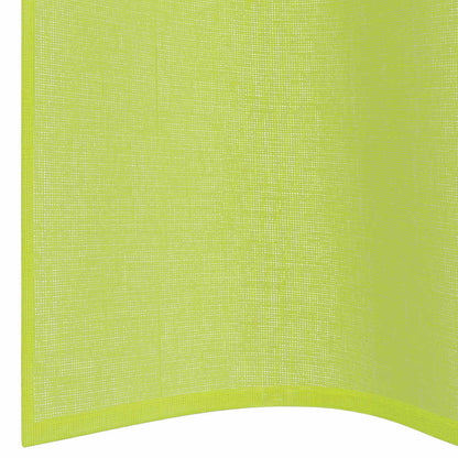 Tende in Voile con Occhielli 2 pz Verde Mela 140x175 cm | homemem39