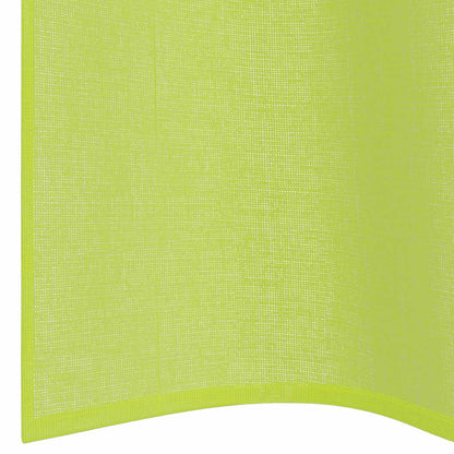 Tende in Voile con Occhielli 2 pz Verde Mela 140x225 cm | homemem39