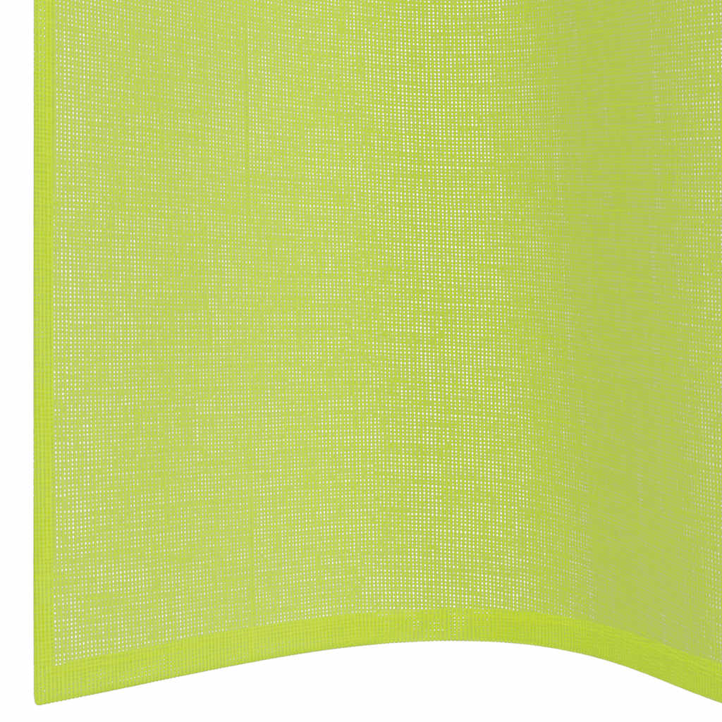 Tende in Voile con Occhielli 2 pz Verde Mela 140x300 cm | homemem39