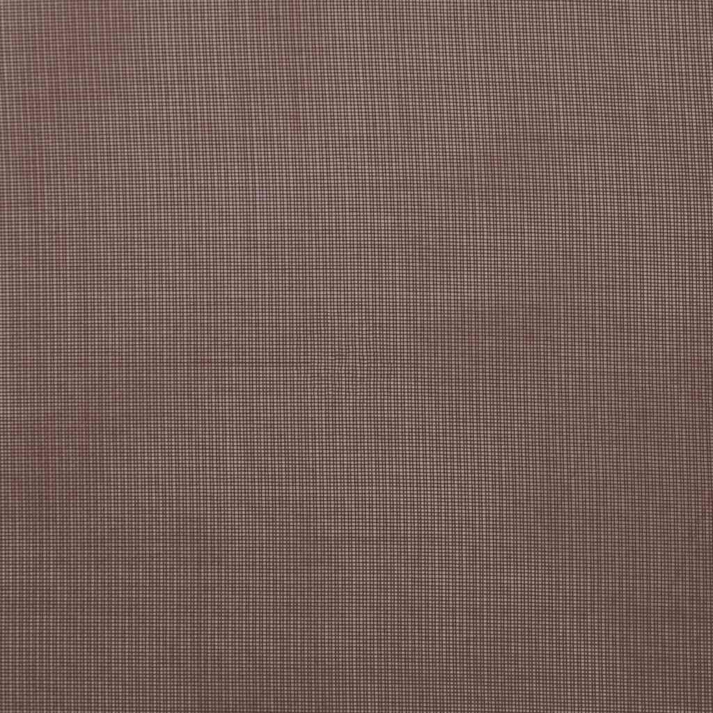 Tende in Voile con Occhielli 2 pz Marrone 140x225 cm | homemem39