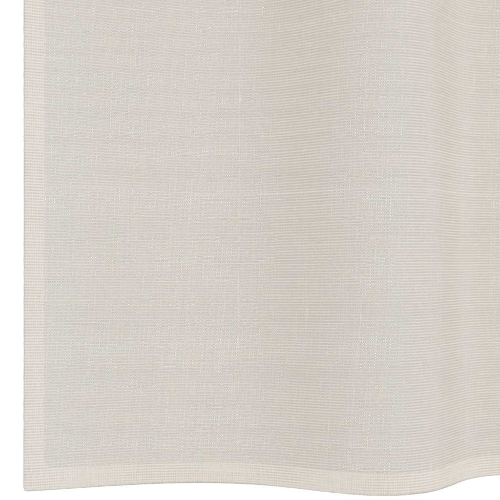 Tende in Voile con Occhielli 2 pz Crema 140x140 cm | homemem39