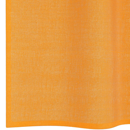 Tende in Voile con Occhielli 2 pz Arancio 140x225 cm | homemem39