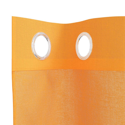 Tende in Voile con Occhielli 2 pz Arancio 140x300 cm | homemem39