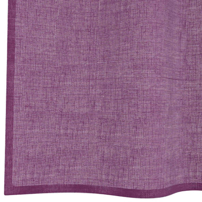 Tende in Voile con Occhielli 2 pz Viola 140x140 cm