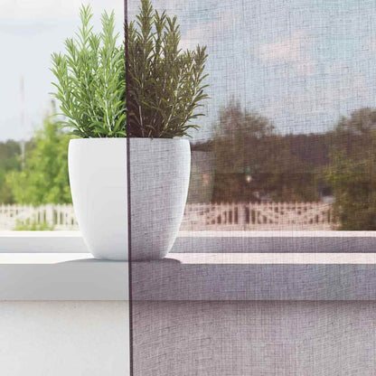 Tende in Voile con Occhielli 2 pz Viola 140x300 cm | homemem39
