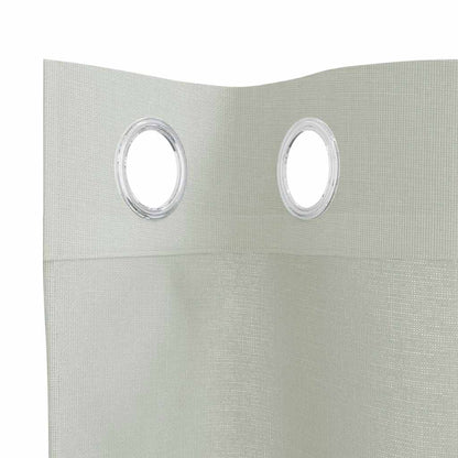 Tende in Voile con Occhielli 2 pz Grigio Chiaro 140x175 cm