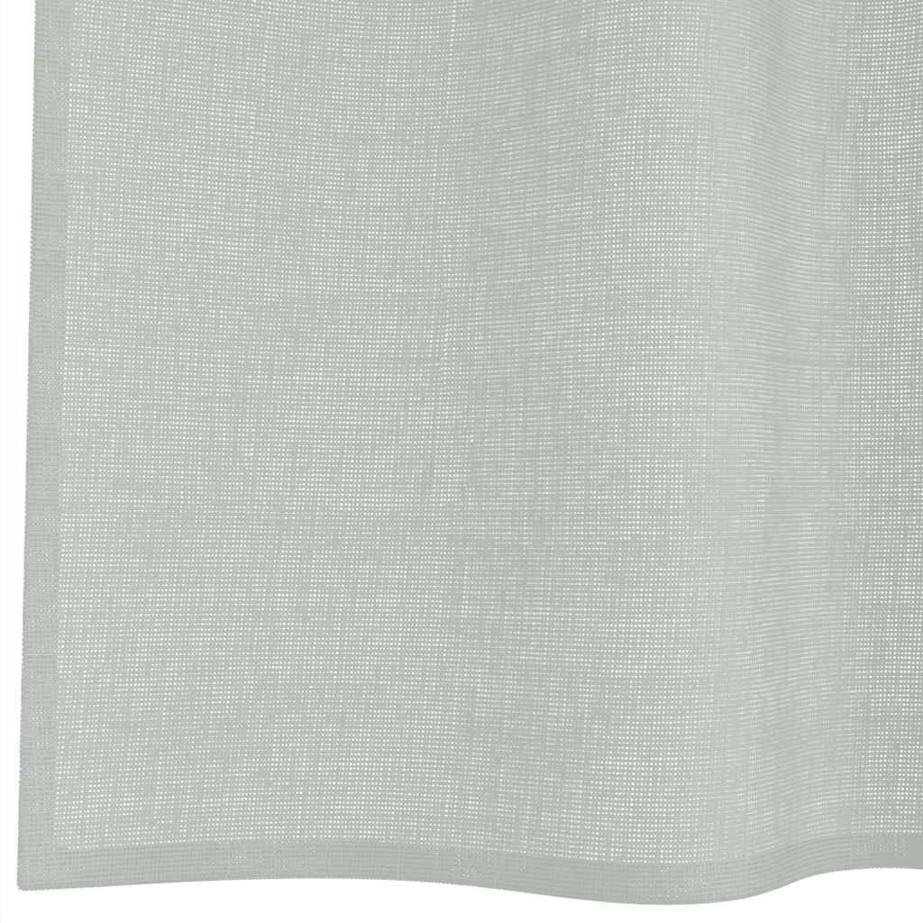 Tende in Voile con Occhielli 2 pz Grigio Chiaro 140x175 cm | homemem39