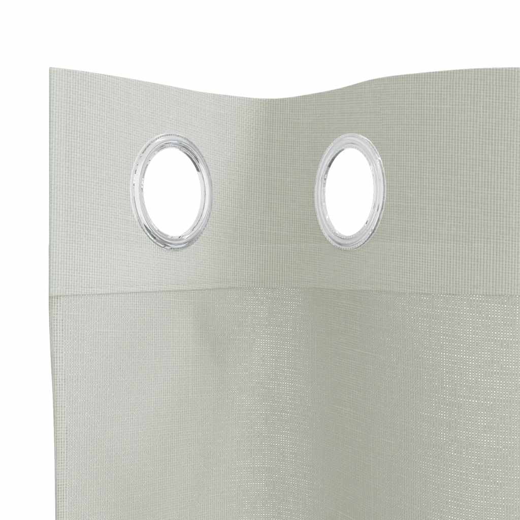 Tende in Voile con Occhielli 2 pz Grigio Chiaro 140x225 cm | homemem39