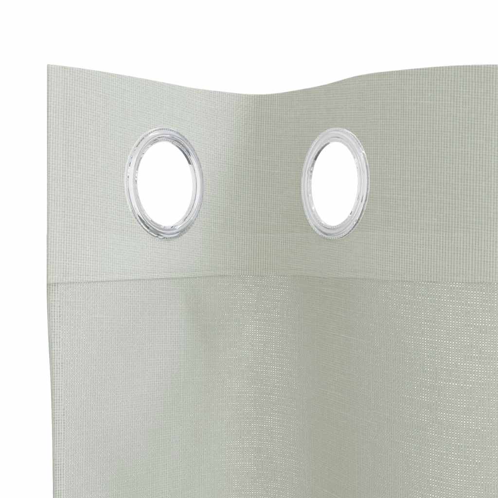 Tende in Voile con Occhielli 2 pz Grigio Chiaro 140x300 cm | homemem39