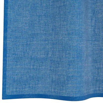 Tende in Voile con Occhielli 2 pz Blu Reale