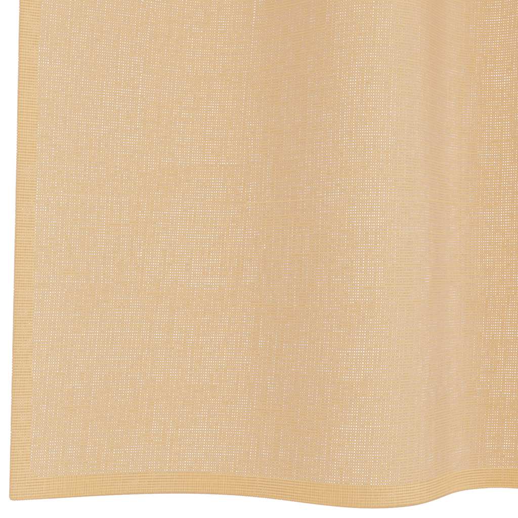Tende in Voile con Occhielli 2 pz Sabbia | homemem39