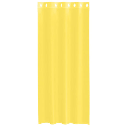 Tende in Voile con Occhielli 2 pz Giallo