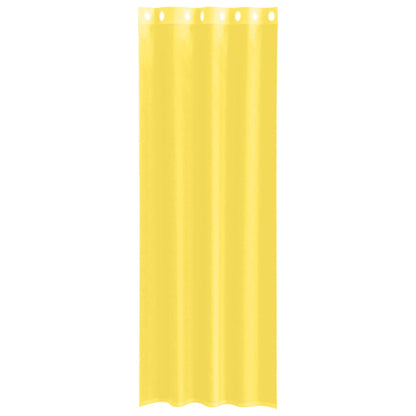 Tende in Voile con Occhielli 2 pz Giallo