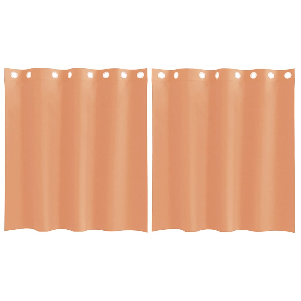 Tende in Voile con Occhielli 2 pz Terracotta | homemem39