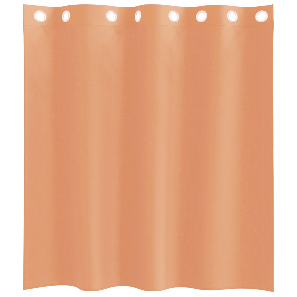 Tende in Voile con Occhielli 2 pz Terracotta