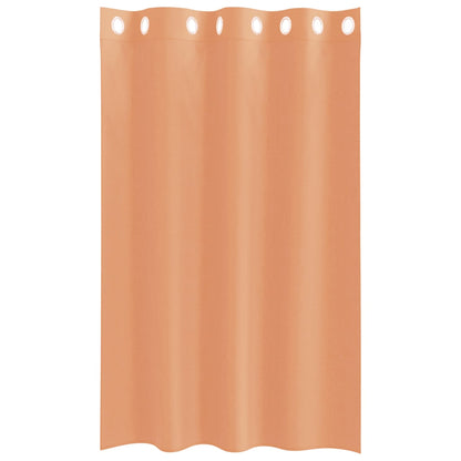 Tende in Voile con Occhielli 2 pz Terracotta