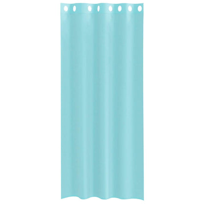Tende in Voile con Occhielli 2 pz Turchese