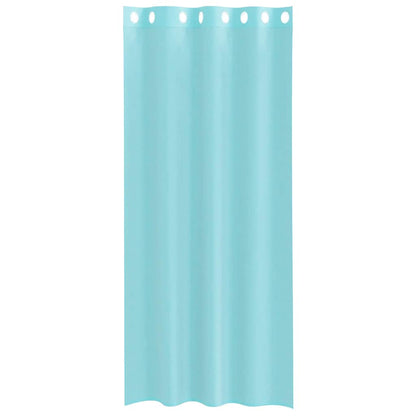 Tende in Voile con Occhielli 2 pz Turchese