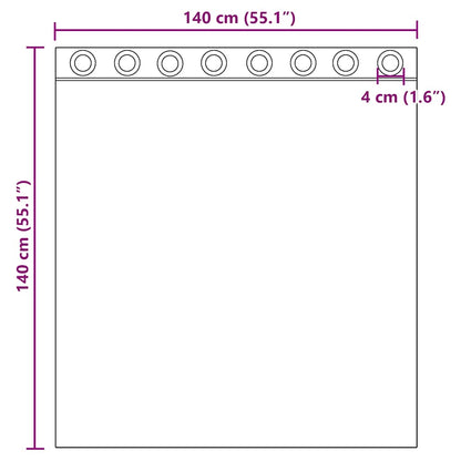 Tende in Voile con Occhielli 2 pz Rosso Vino | homemem39