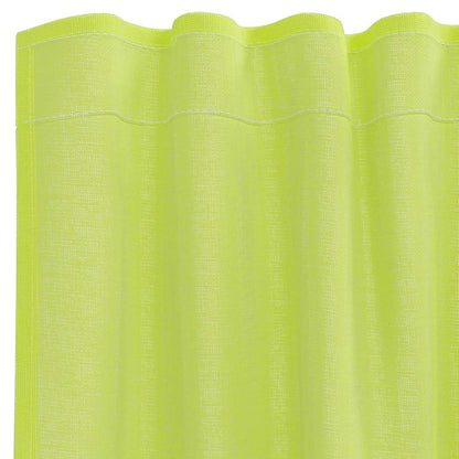 Tende in Voile con Tasche per Aste 2 pz Verde Mela | homemem39