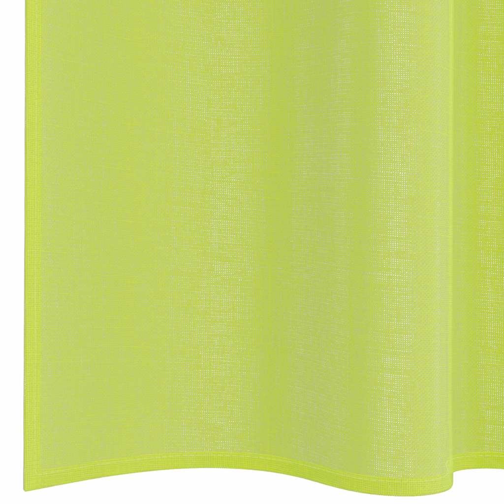 Tende in Voile con Tasche per Aste 2 pz Verde Mela | homemem39