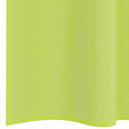 Tende in Voile con Tasche per Aste 2 pz Verde Mela | homemem39