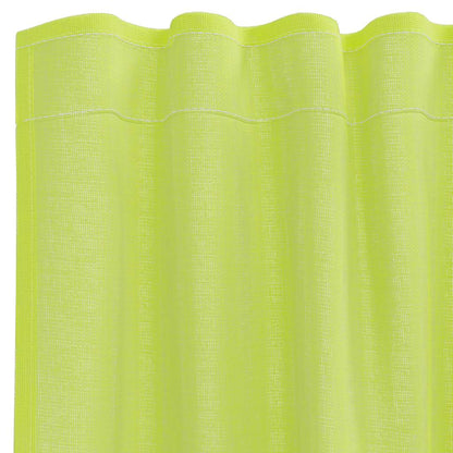 Tende in Voile con Tasche per Aste 2 pz Verde Mela | homemem39