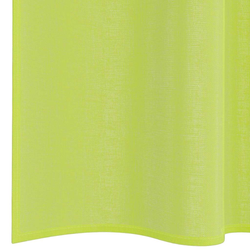 Tende in Voile con Tasche per Aste 2 pz Verde Mela | homemem39