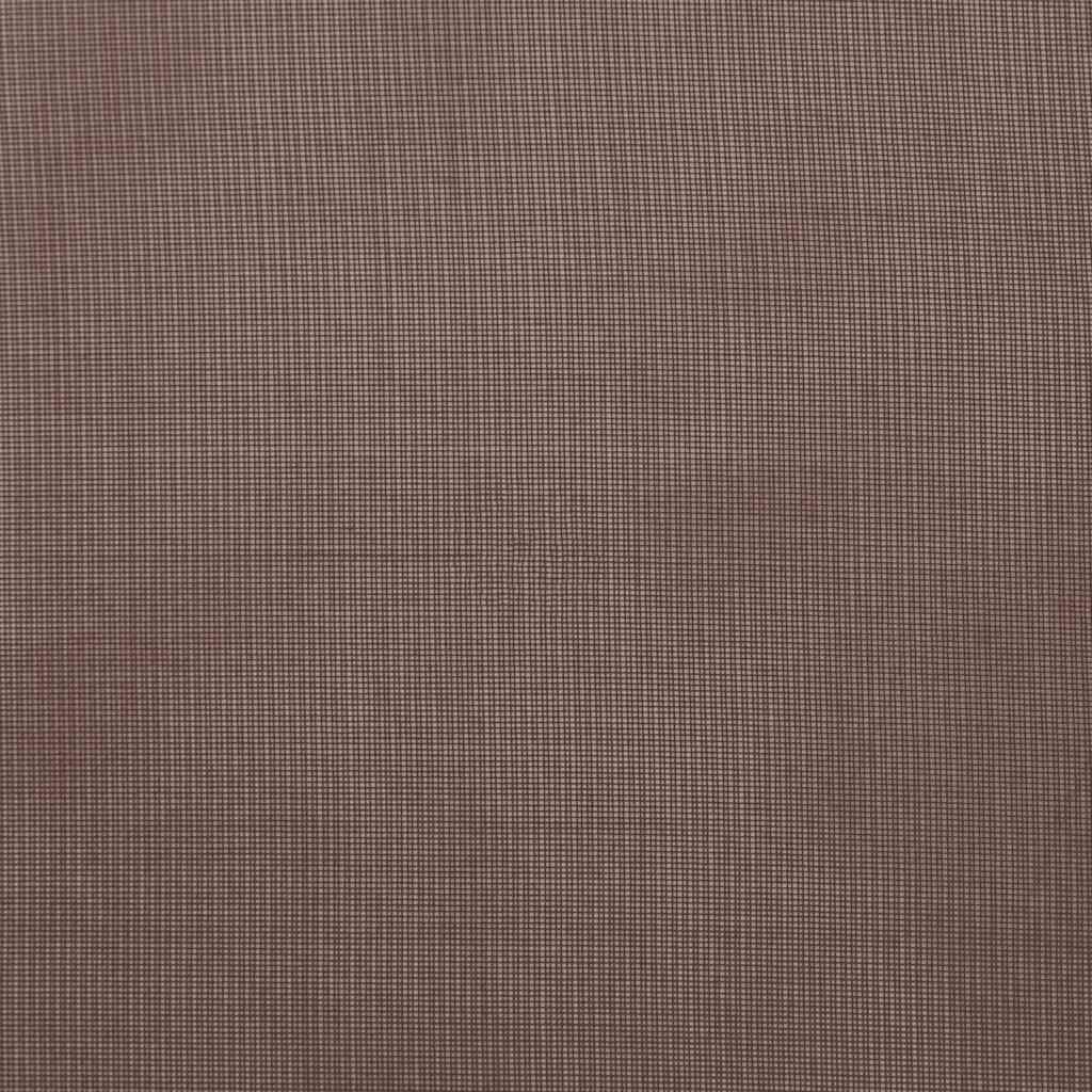 Tende in Voile con Tasche per Aste 2 pz Marrone | homemem39