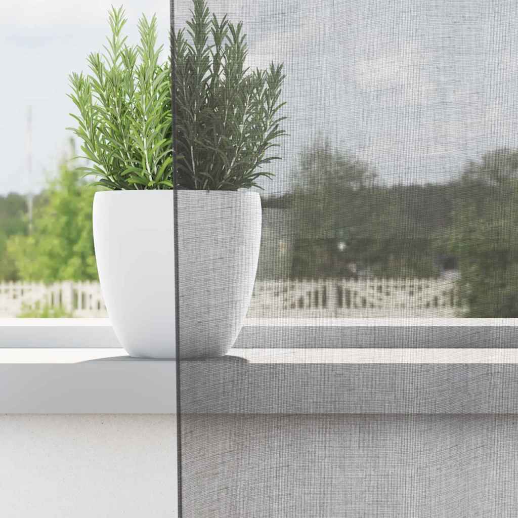 Tende in Voile con Tasche per Aste 2 pz Grigio Scuro | homemem39