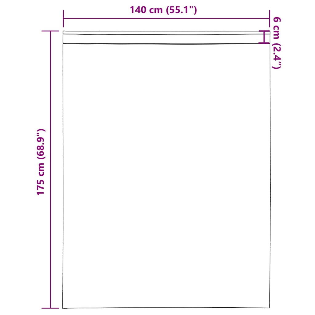 Tende in Voile con Tasche per Aste 2 pz Grigio Scuro | homemem39