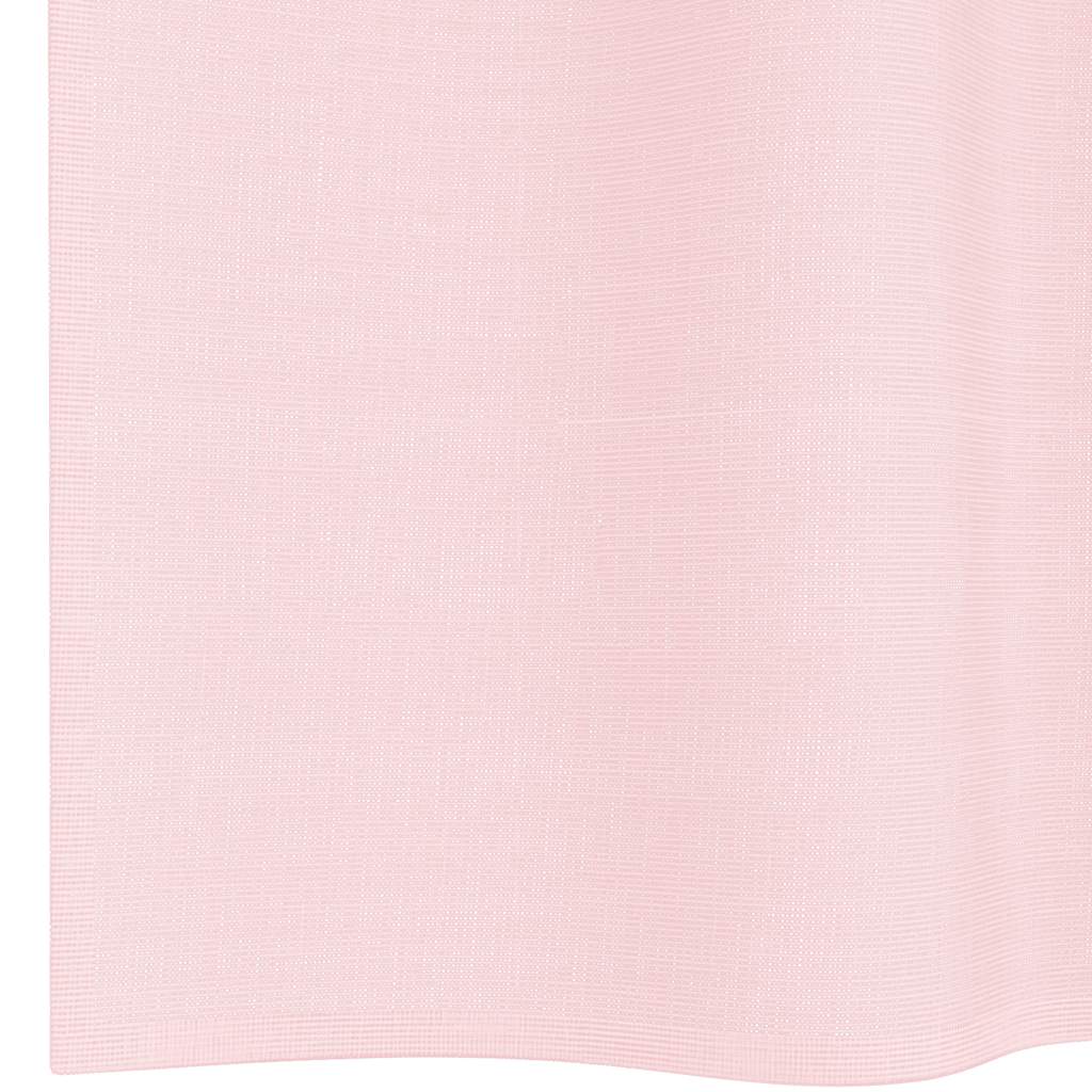 Tende in Voile con Tasche per Aste 2 pz Rosa Chiaro | homemem39