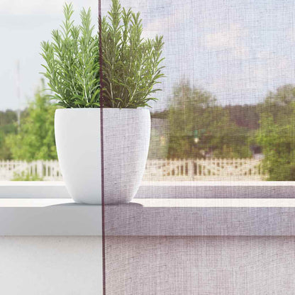 Tende in Voile con Tasche per Aste 2 pz Viola | homemem39