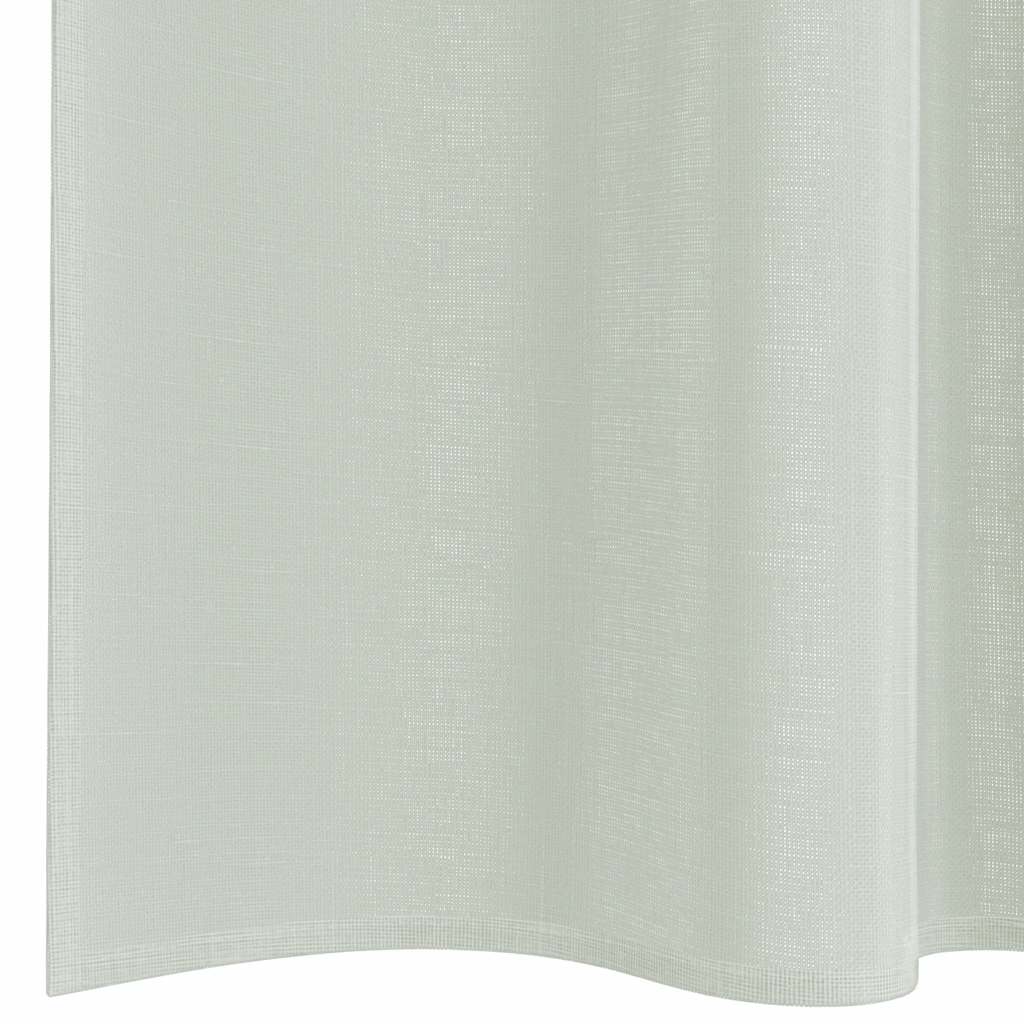 Tende in Voile con Tasche per Aste 2 pz Grigio Chiaro | homemem39