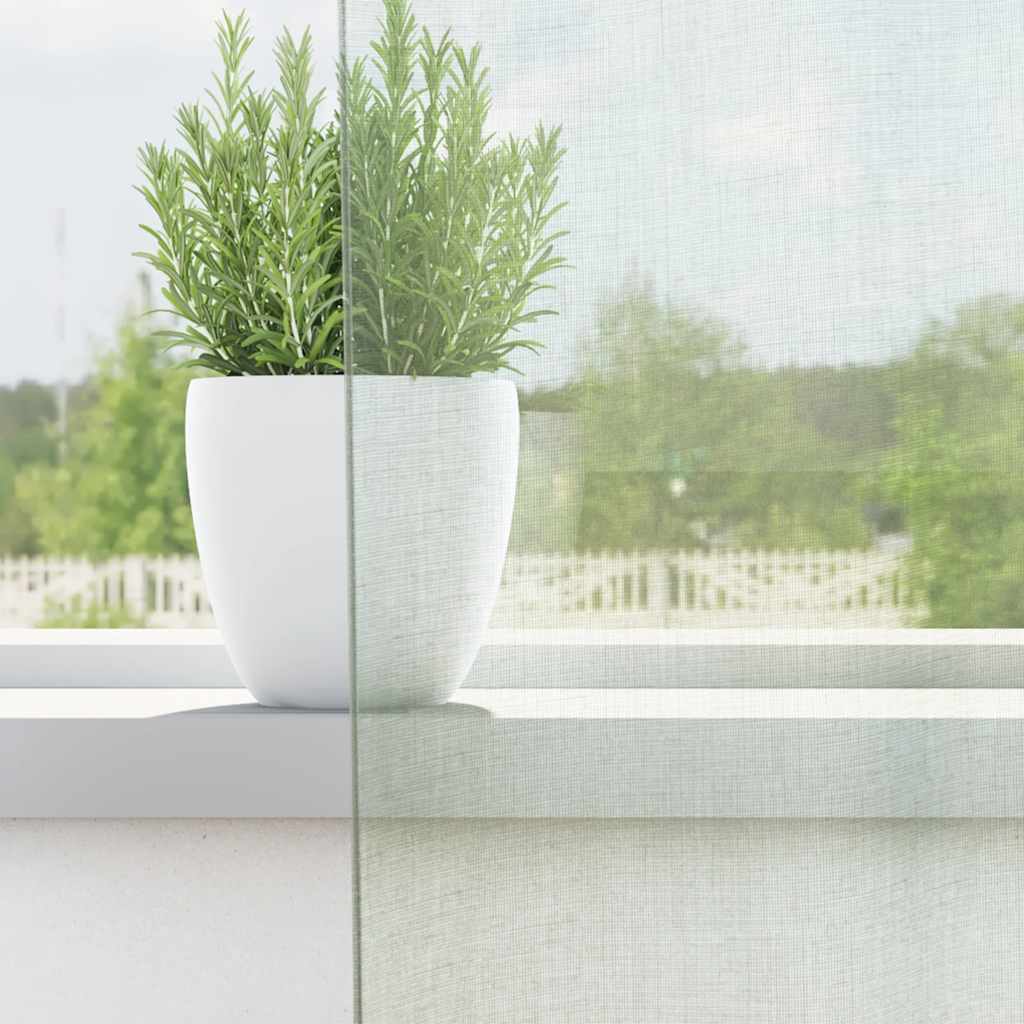 Tende in Voile con Tasche per Aste 2 pz Grigio Chiaro