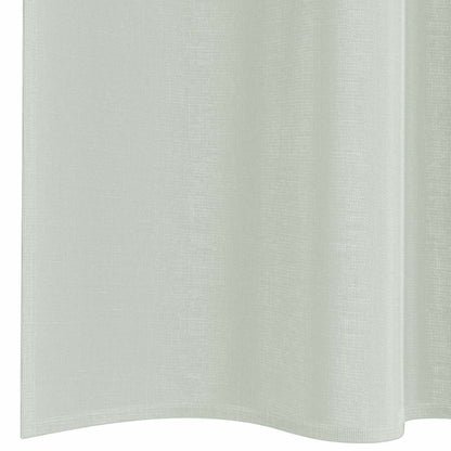 Tende in Voile con Tasche per Aste 2 pz Grigio Chiaro