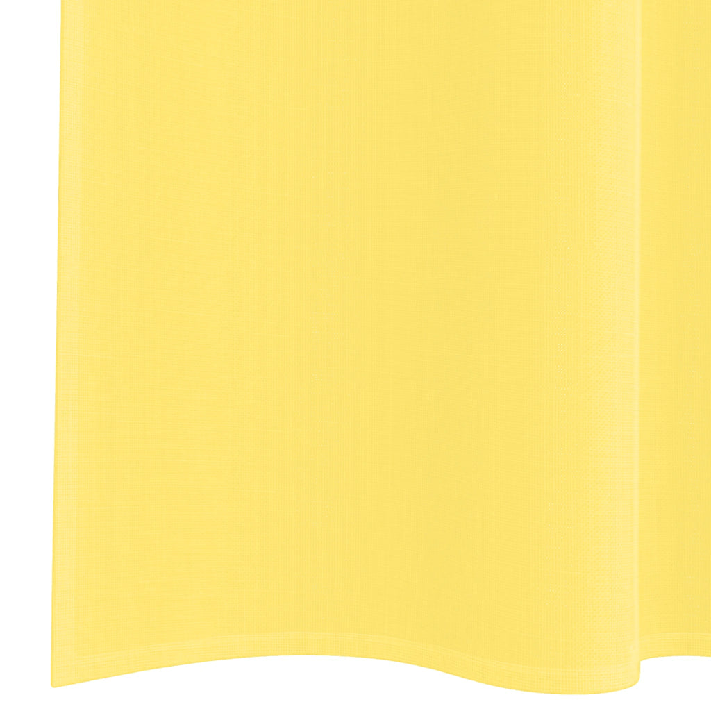 Tende in Voile con Tasche per Aste 2 pz Giallo | homemem39