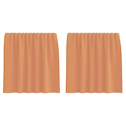 Tende in Voile con Tasche per Aste 2 pz Terracotta | homemem39