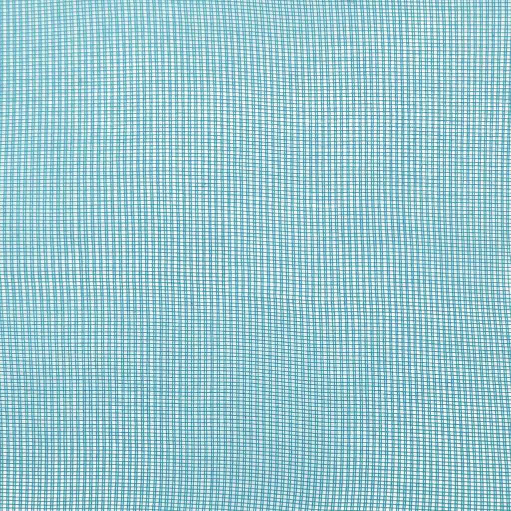 Tende in Voile con Tasche per Aste 2 pz Turchese