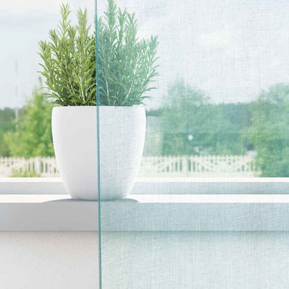 Tende in Voile con Tasche per Aste 2 pz Turchese | homemem39