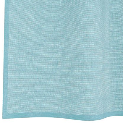 Tende in Voile con Tasche per Aste 2 pz Turchese | homemem39