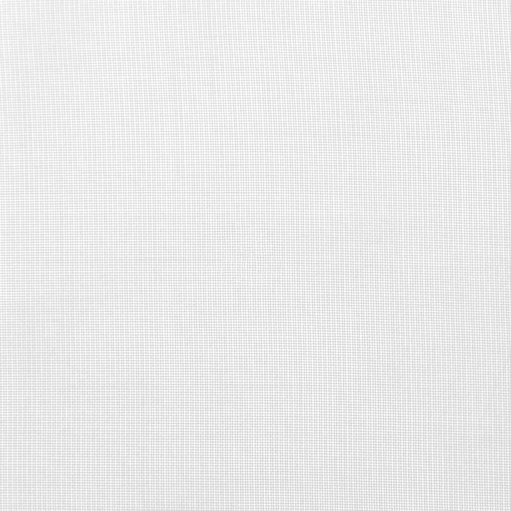 Tende in Voile con Tasche per Aste 2 pz Bianco | homemem39
